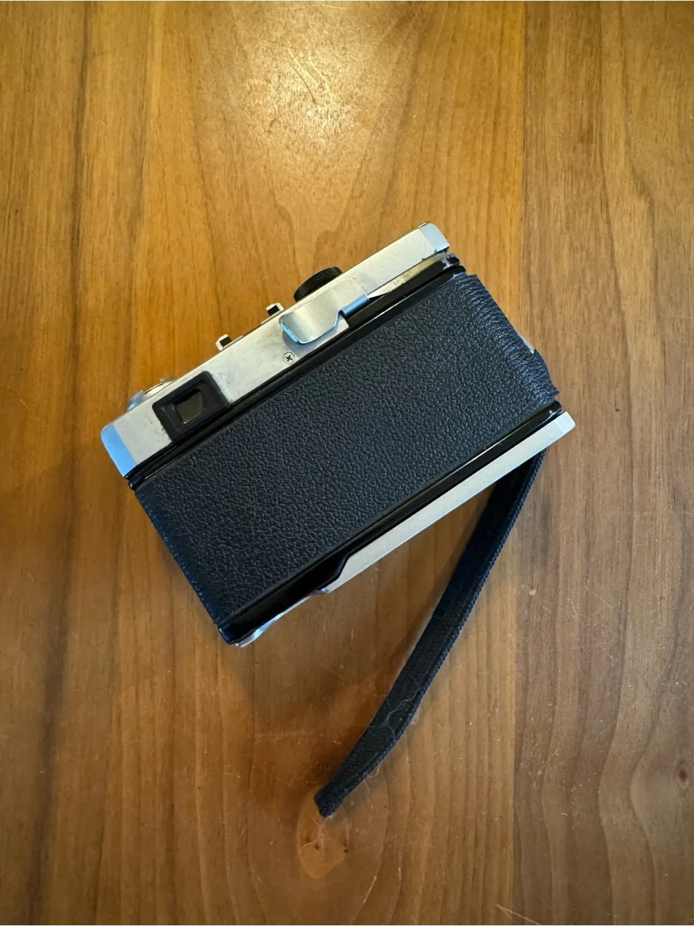 Olympus 35 RC Rangefinder Camera in Silver and Black
